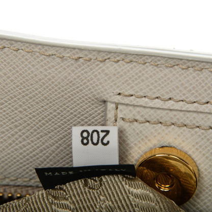 Prada Saffiano Lux Large Tote Talco 8 of 8
