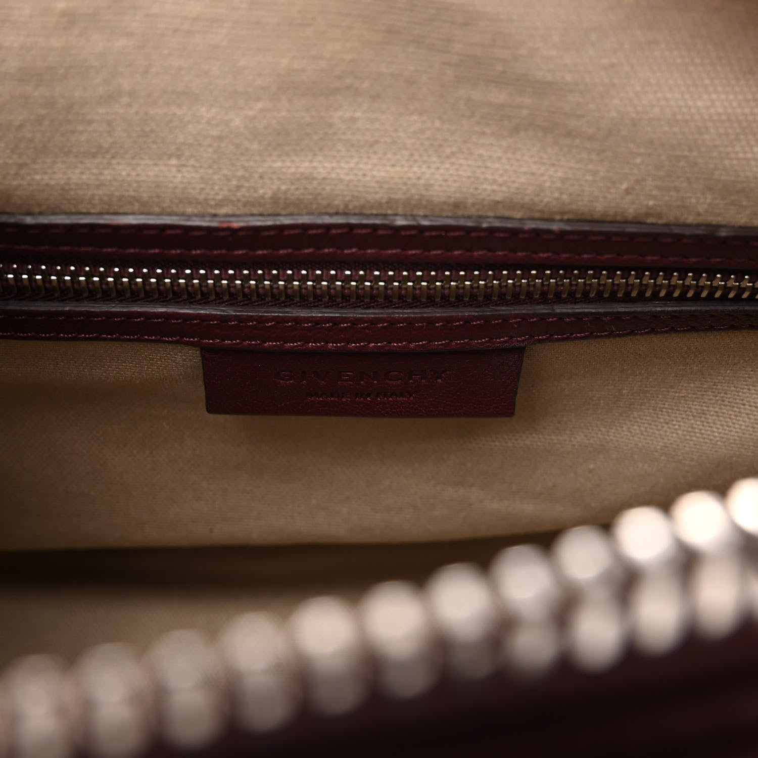 Givenchy Sugar Goatskin Small Antigona Oxblood 5 of 9