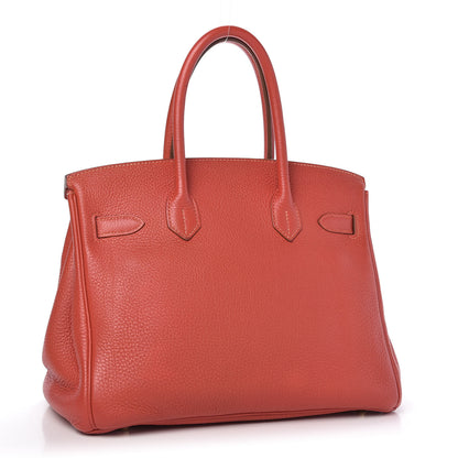 Hermes Togo Birkin 30 Sanguine 3 of 9