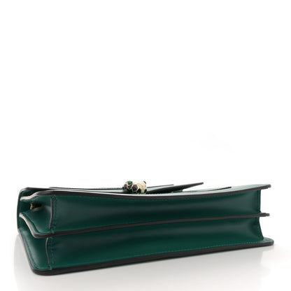 Bulgari Calfskin Serpenti Forever Snake Strap Crossbody Bag Emerald Green 5 of 11