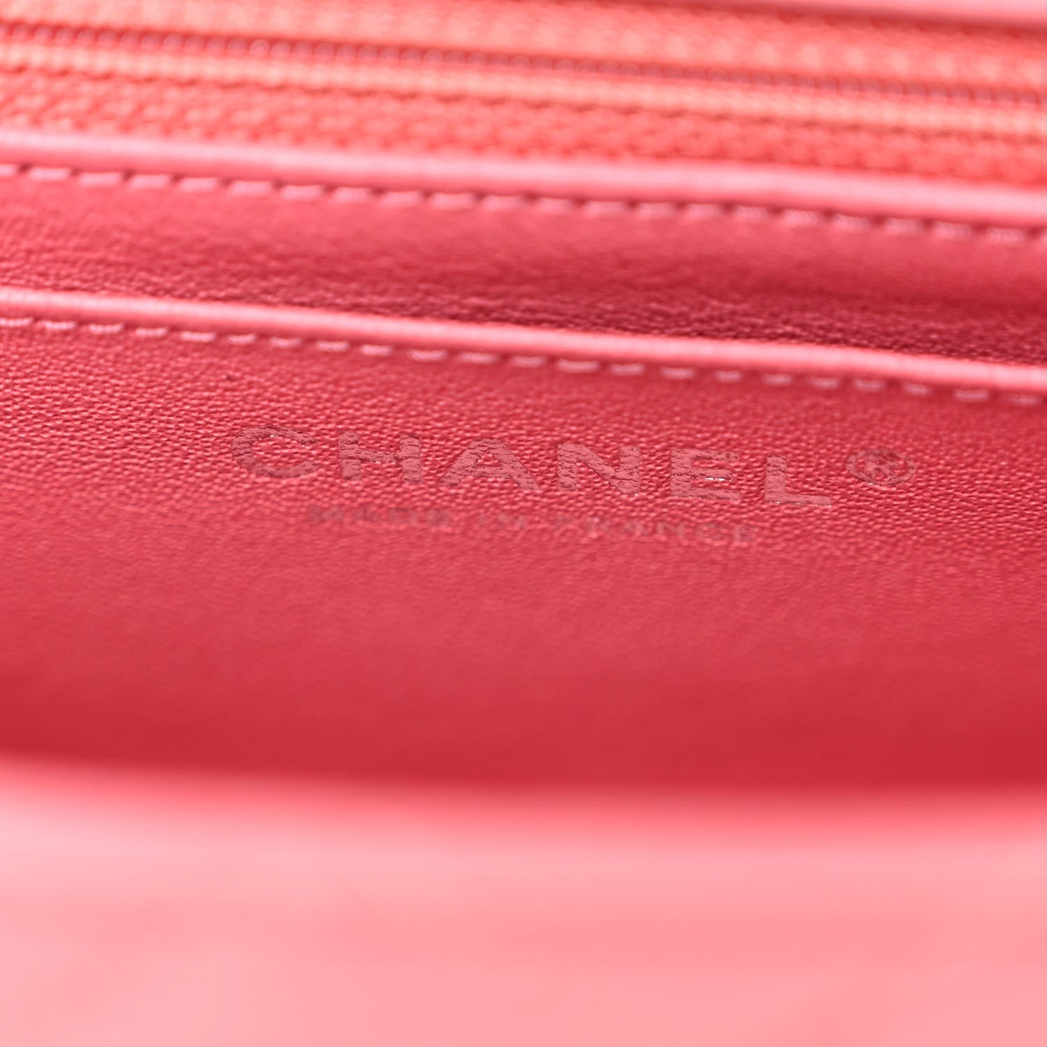 Chanel Lambskin Quilted Mini Rectangular Flap Pink 6 of 10