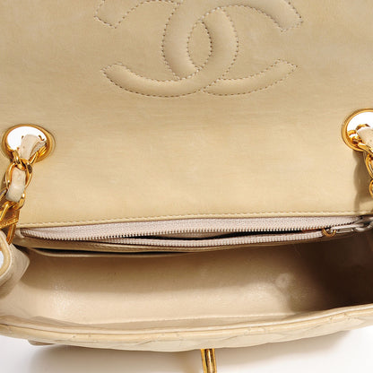 Chanel Lambskin Quilted Mini Square Flap Beige Clair 9 of 9