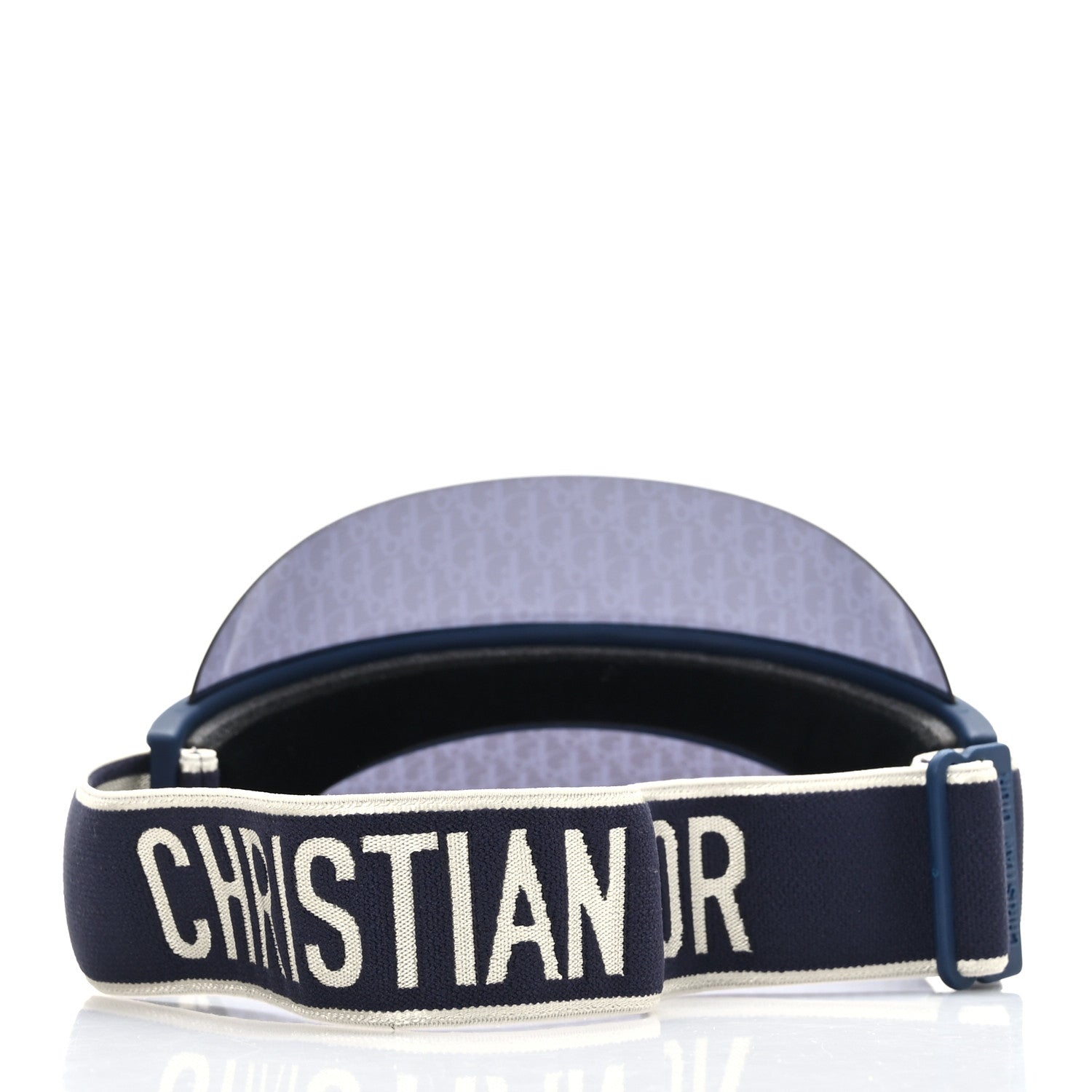 Christian Dior Oblique DiorClub V1U Sun Visor Blue 5 of 7