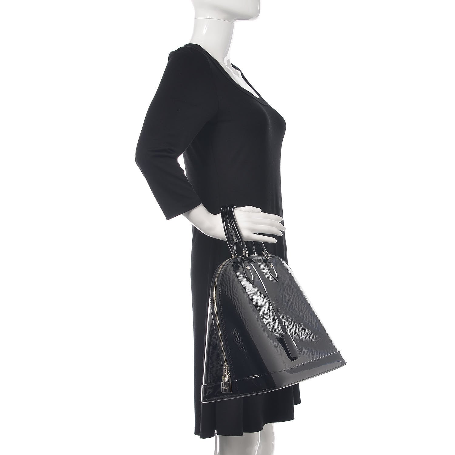 Louis Vuitton Electric Epi Alma GM Black 2 of 10