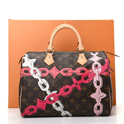 Louis Vuitton Monogram Bay Speedy 30 Rose Ballerine Poppy 11 of 11