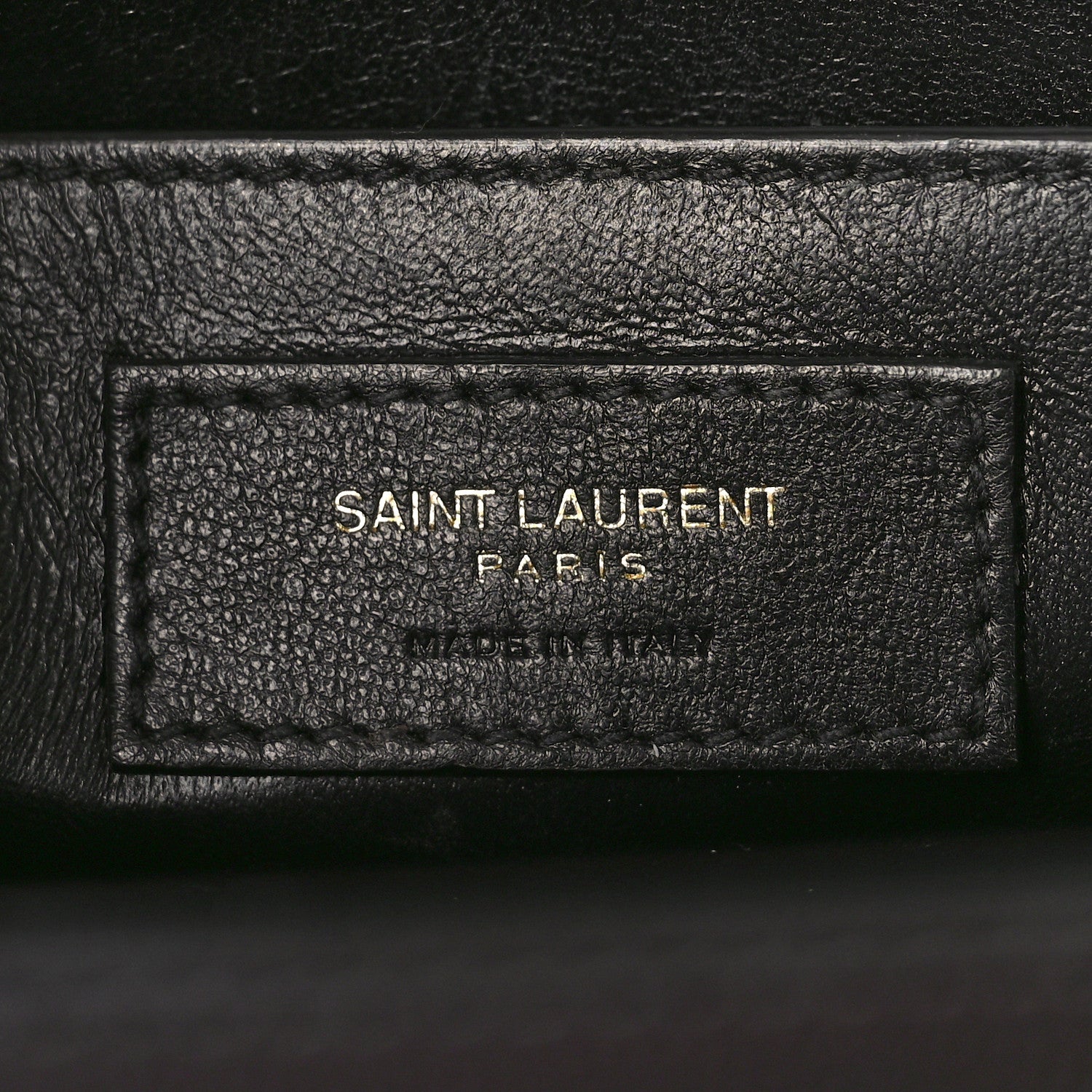 Saint Laurent Grain de Poudre Medium Classic Monogram Cassandra Top Handle Black 7 of 9