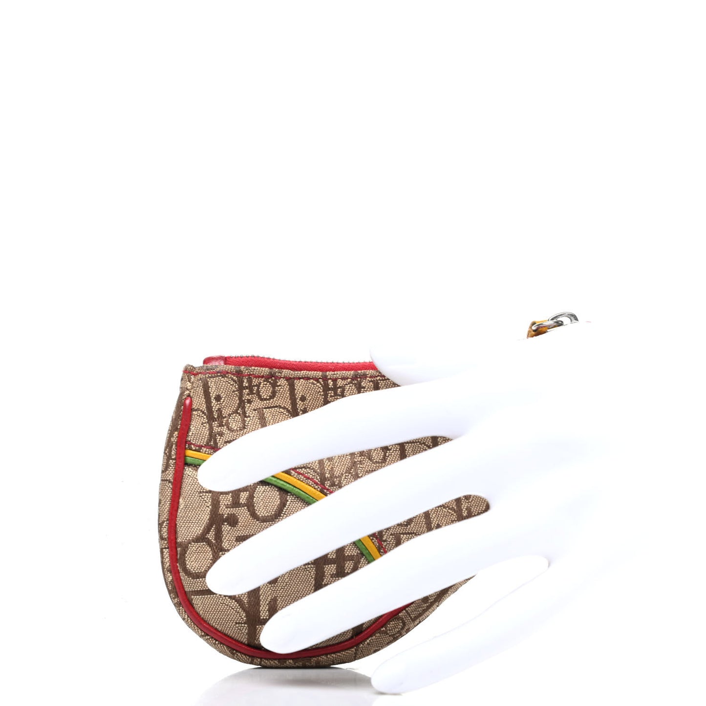 Monogram Rasta Saddle Coin Purse Beige