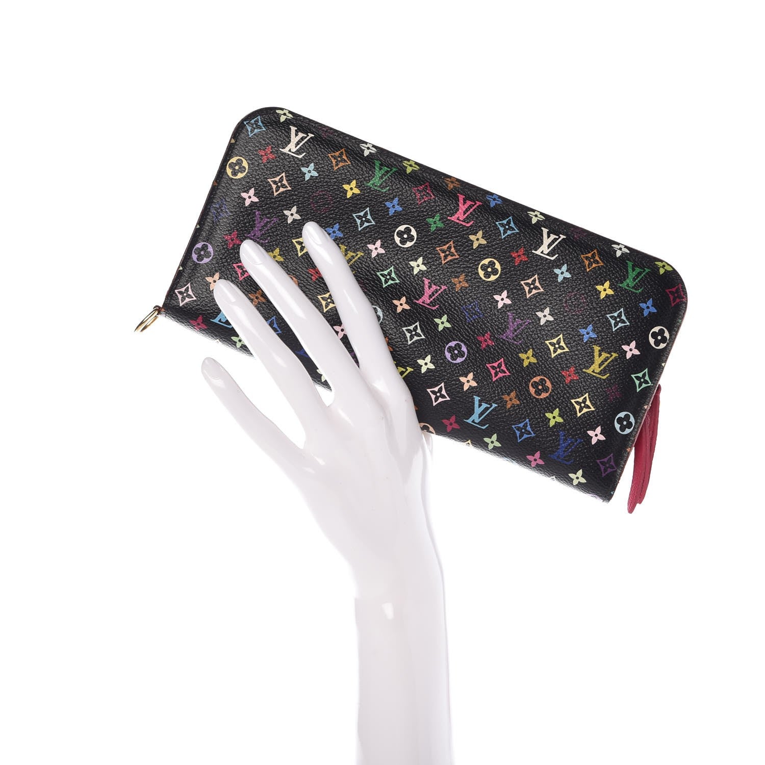 Louis Vuitton Monogram Multicolor Insolite Wallet Black Grenade 2 of 10