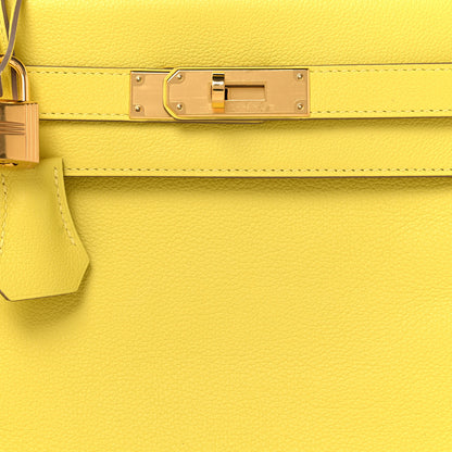Hermes Evercolor Kelly Retourne 28 Lime 8 of 10