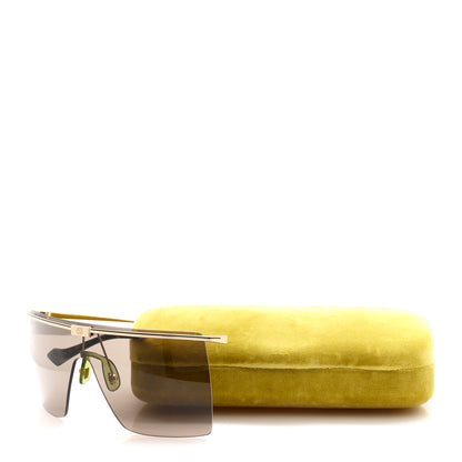 Gucci Metal Rimless Shield Sunglasses GG1096S 8 of 8