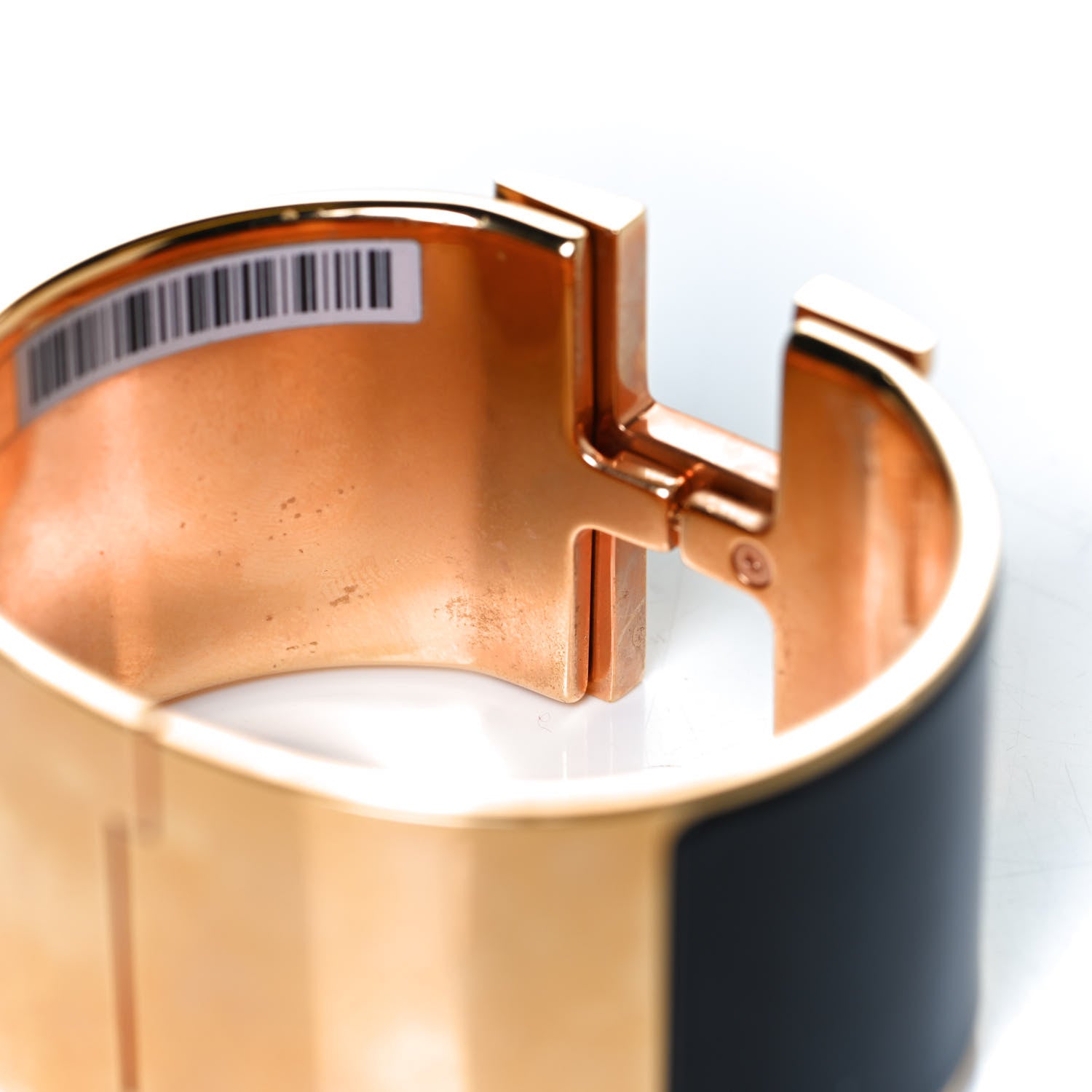 Hermes Enamel Extra Wide Clic Clac H Bracelet GM Black 6 of 6