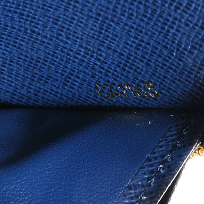 Louis Vuitton Damier Paillettes Zippy Wallet Blue 7 of 7