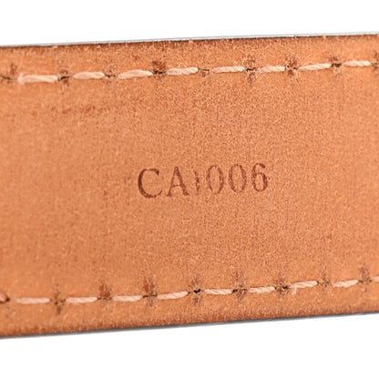 Louis Vuitton Damier Ebene 20mm Belt 80 32 7 of 8