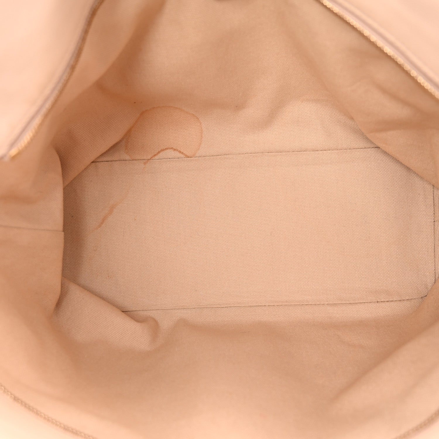MCM Visetos Medium Studded Rabbit Top Zip Shopper Tote Beige 5 of 14