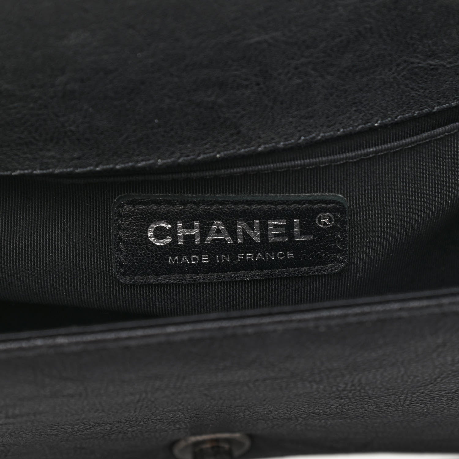Chanel Goatskin Quilted Medium Boy Handle Flap Black 5 of 11