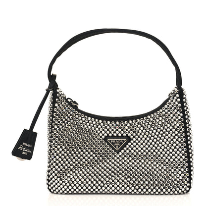 Prada Satin Crystal Mini Re-Edition 2000 Bag Cristal 1 of 10
