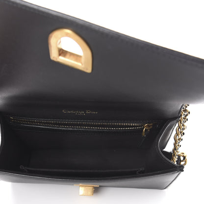 Christian Dior Calfskin Studded Small Diorama Flap Bag Black 4 of 8