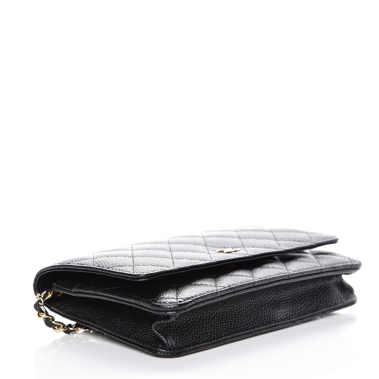Chanel Caviar Quilted Wallet On Chain WOC Black 4 of 11