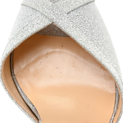 Christian Louboutin Mini Glitter Cathy 150 Pumps 39 Silver 16 of 18