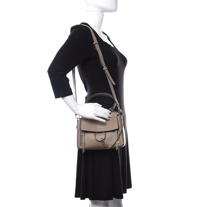 Chloe Calfskin Mini Faye Day Shoulder Bag Motty Grey 2 of 9