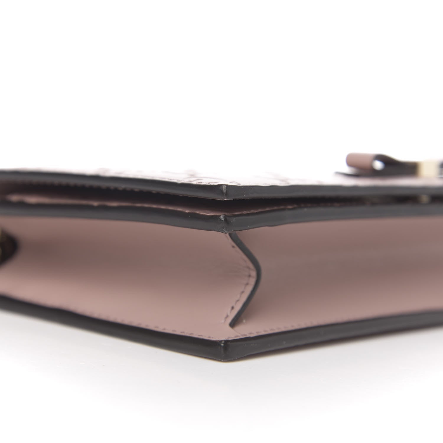 Gucci Guccissima Signature Bowy Chain Wallet Dark Cipria 6 of 8