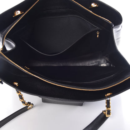 Chanel Caviar XL Weekender Bag Black 8 of 15