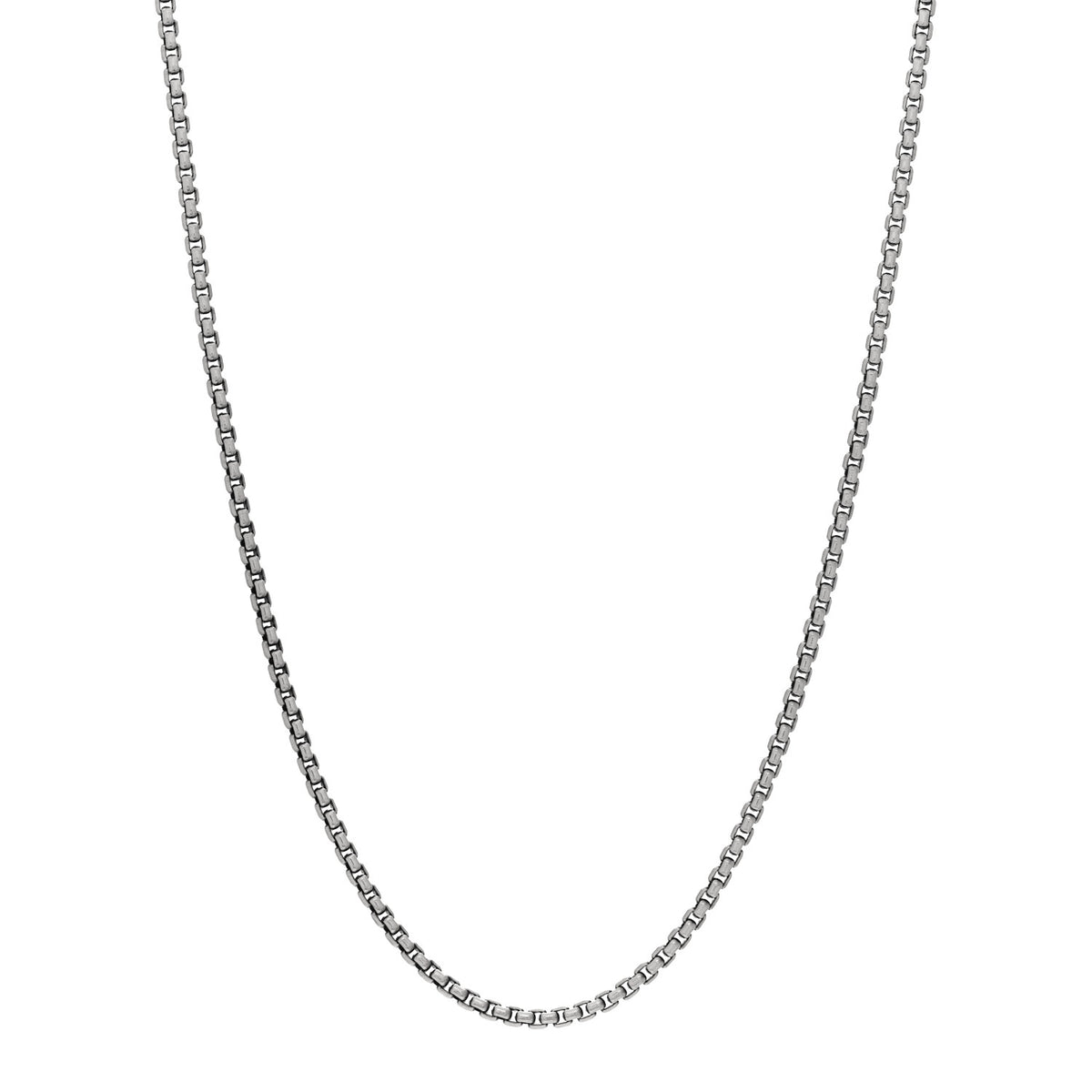David Yurman Sterling Silver 14K Yellow Gold 2.7mm Small Box Chain Necklace 18" 1 of 4