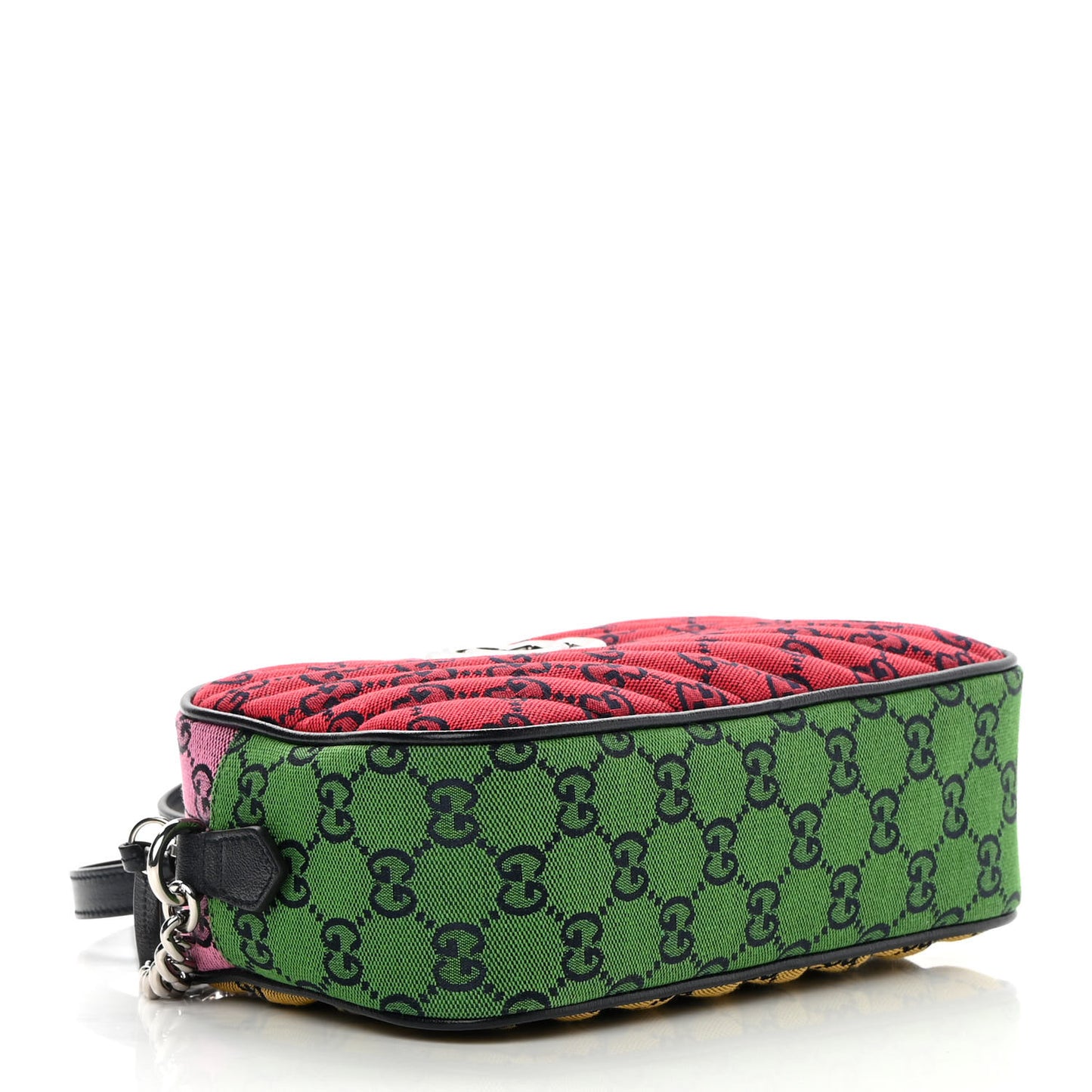 Monogram Multicolor Matelasse Diagonal Small GG Marmont Chain Shoulder Bag Red Blue Yellow Green Pink