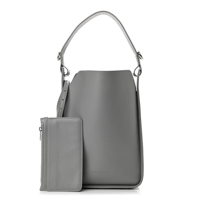 Balenciaga Calfskin Logo Embossed Small Tool 2.0 North-South Tote Balenciaga Grey 1 of 11