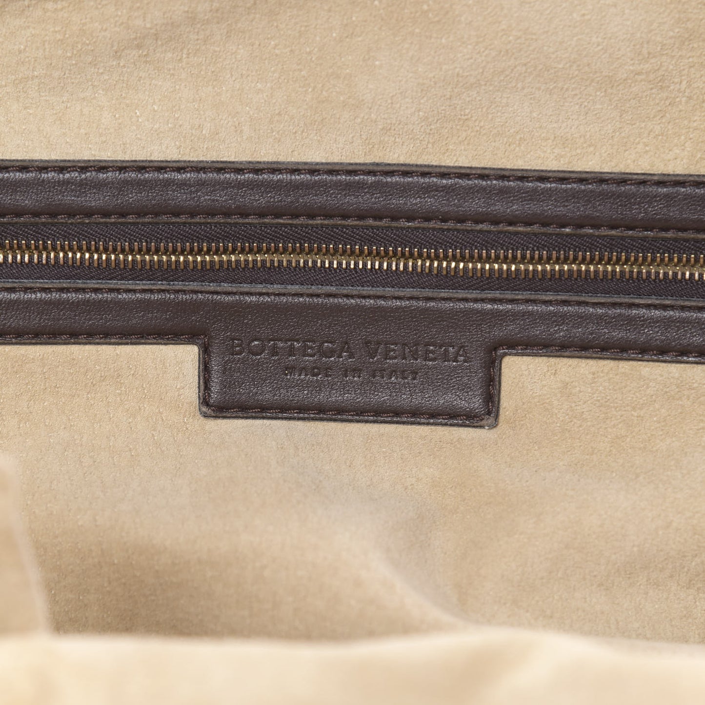 Nappa Intrecciato Frame Tote Ebano