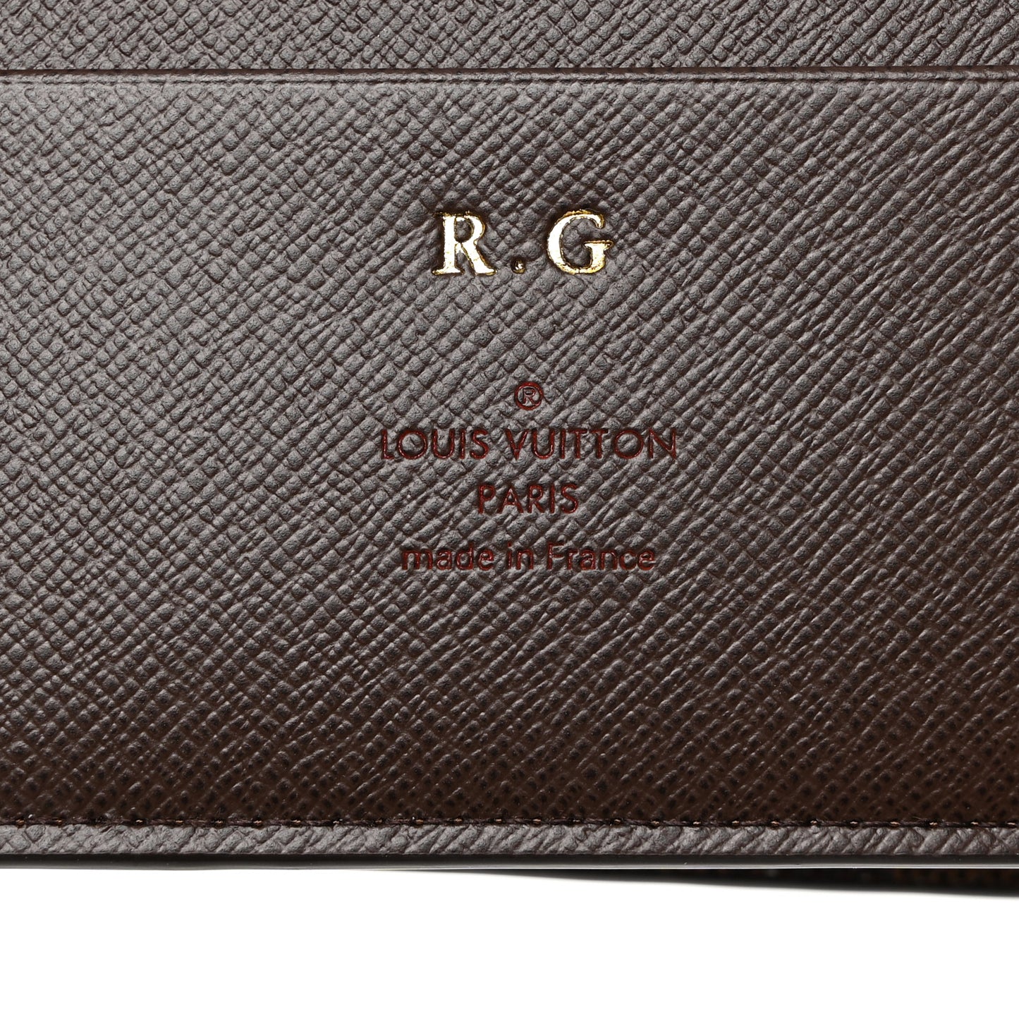 Damier Ebene Large Ring Agenda Cover