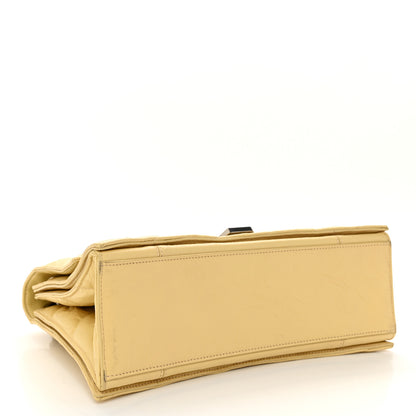 Balenciaga Crushed Calfskin Quilted Medium Crush Chain Bag Butter Yellow 4 of 10