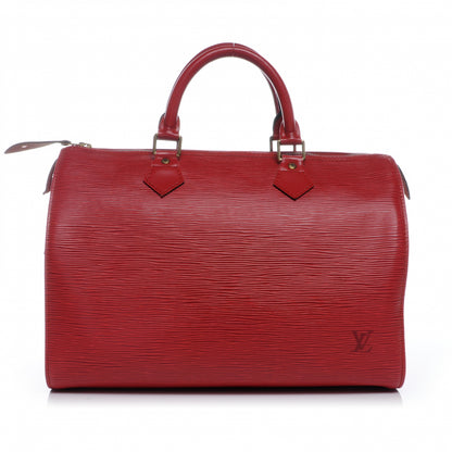 Louis Vuitton Epi Speedy 35 Rouge 1 of 7