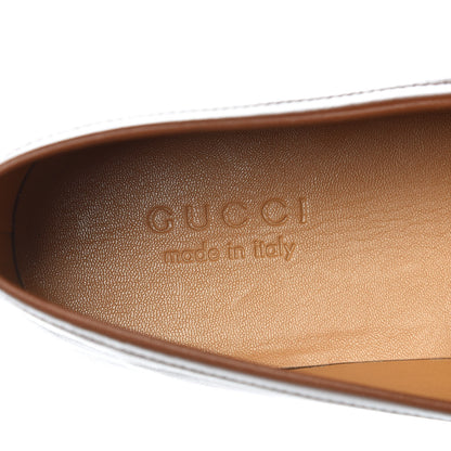 Gucci Goatskin Web Mens GG Loafers 11.5 Cuir 7 of 10