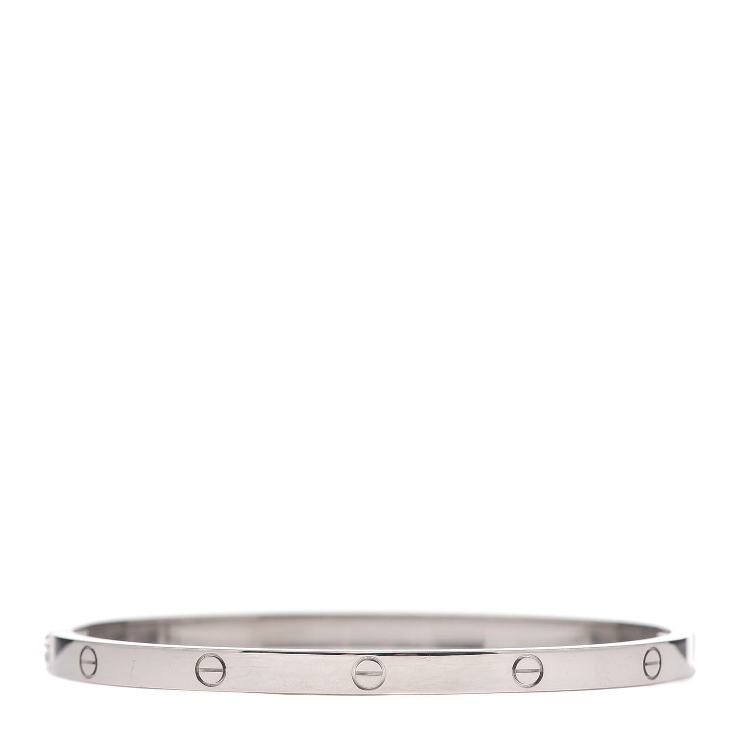 18K White Gold Small LOVE Bracelet 16