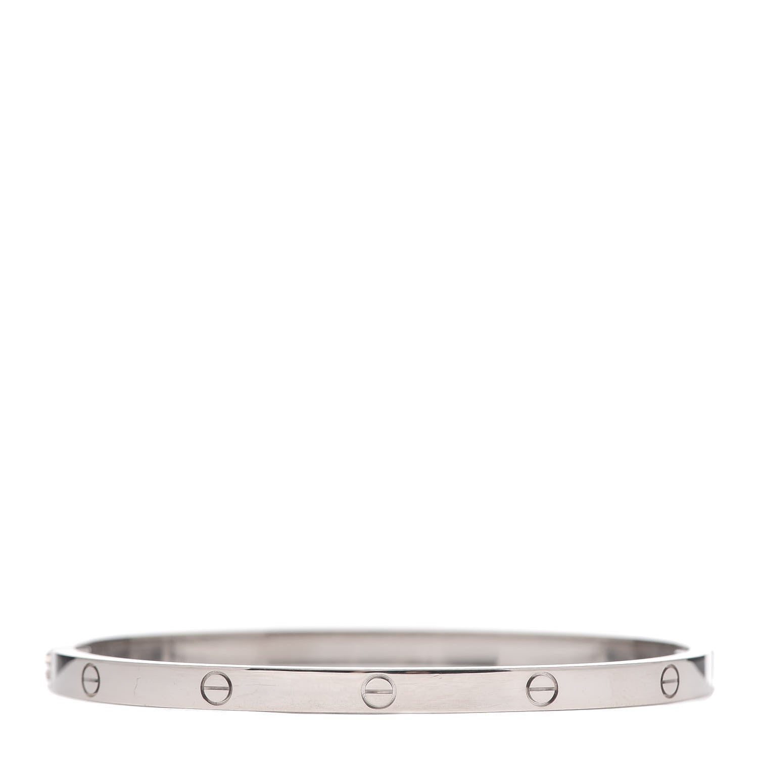 Cartier 18K White Gold Small LOVE Bracelet 16 3 of 7