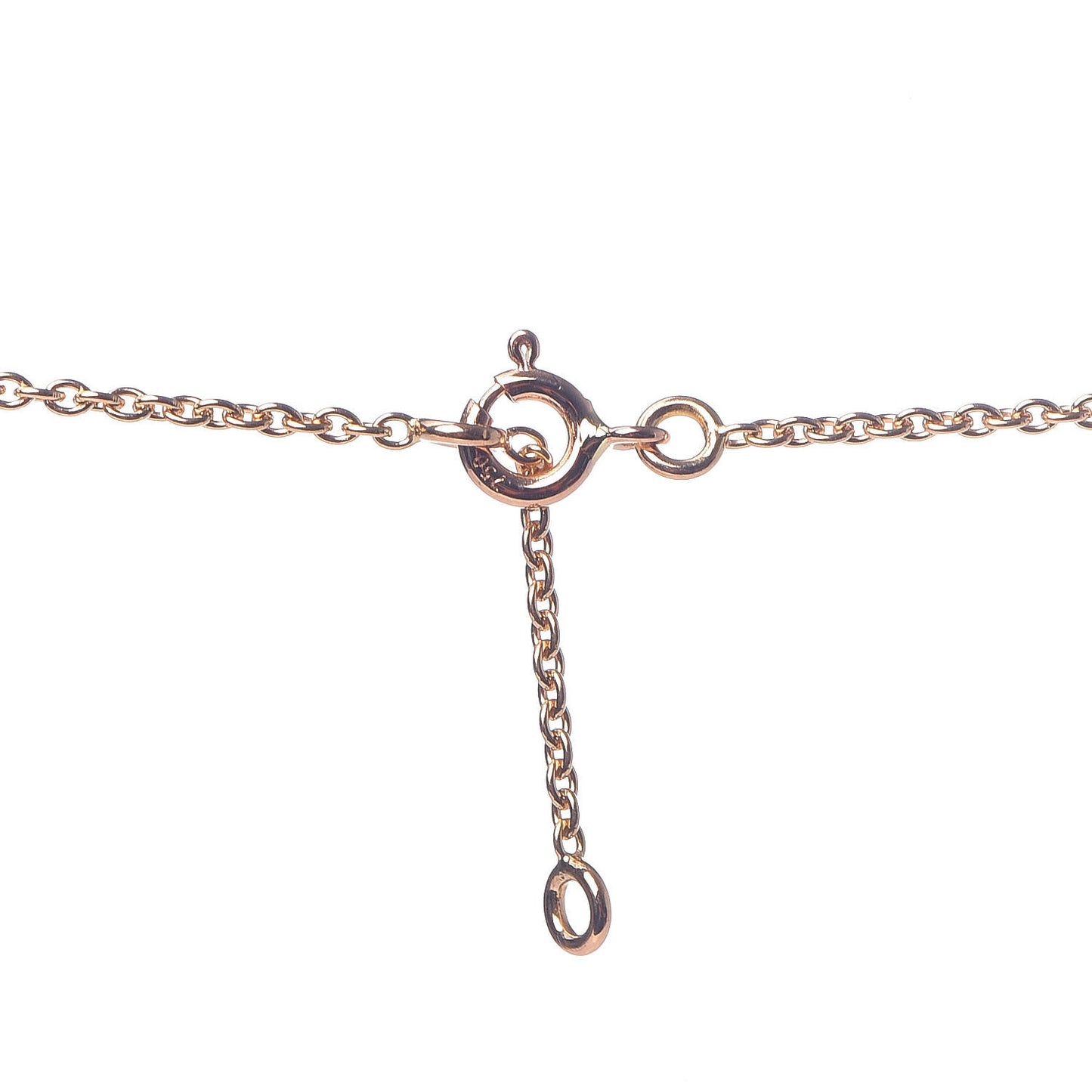 18K Rose Gold Diamond Constance Amulette Pendant Necklace