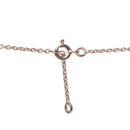 Hermes 18K Rose Gold Diamond Constance Amulette Pendant Necklace 4 of 5