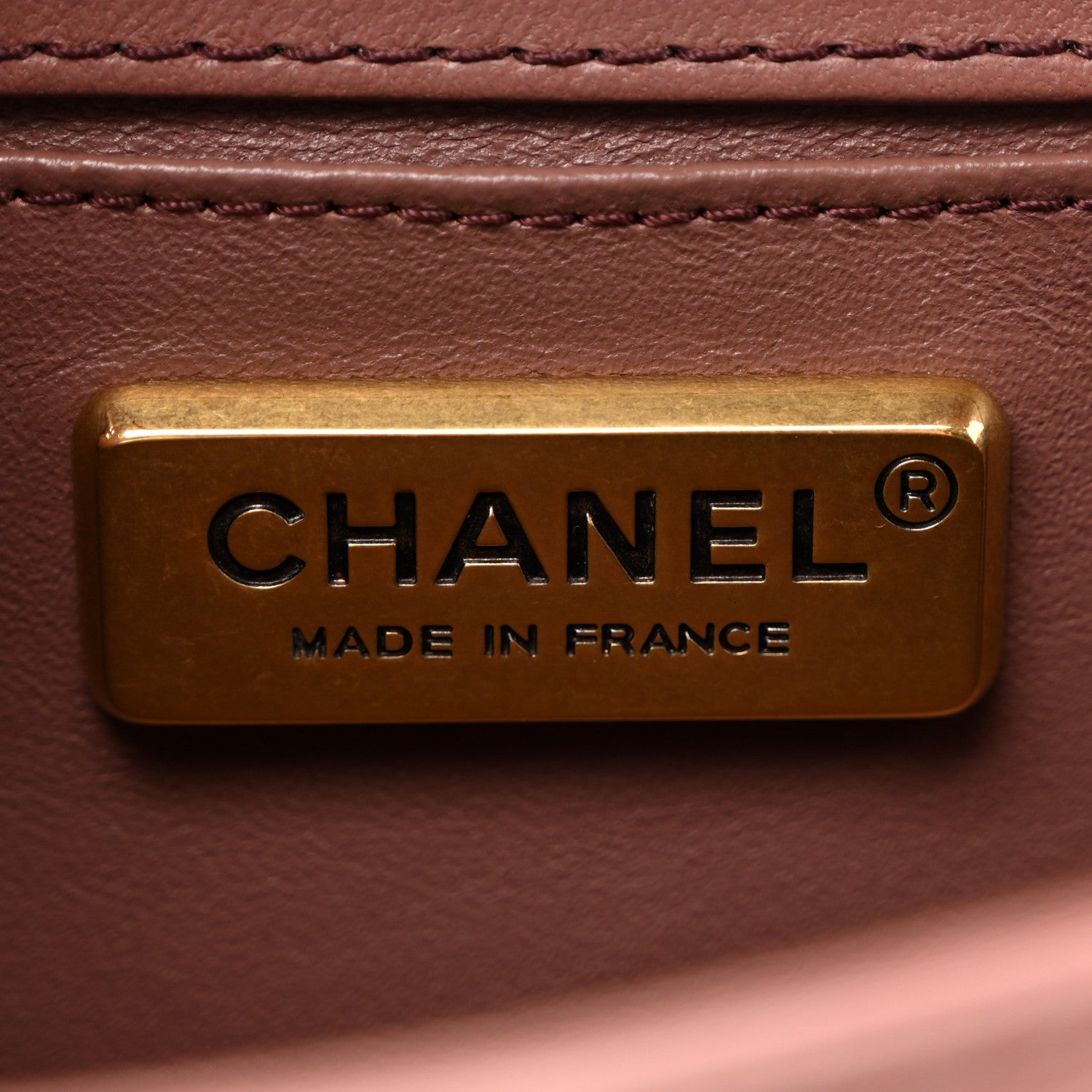 Chanel Snakeskin Calfskin Medium Chain Around Top Handle Boy Flap Mauve 6 of 11