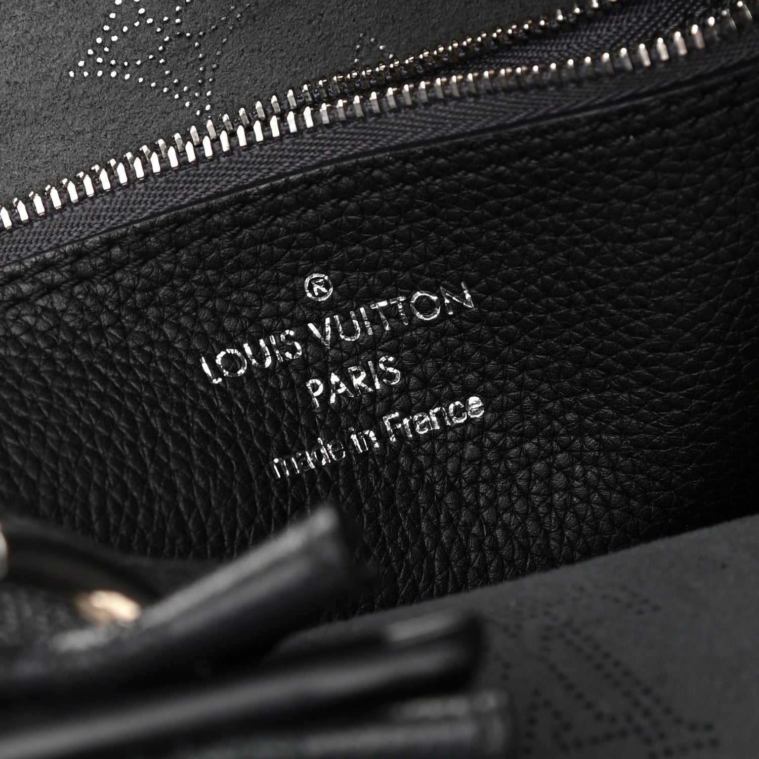 Louis Vuitton Mahina Carmel Hobo Black 6 of 8