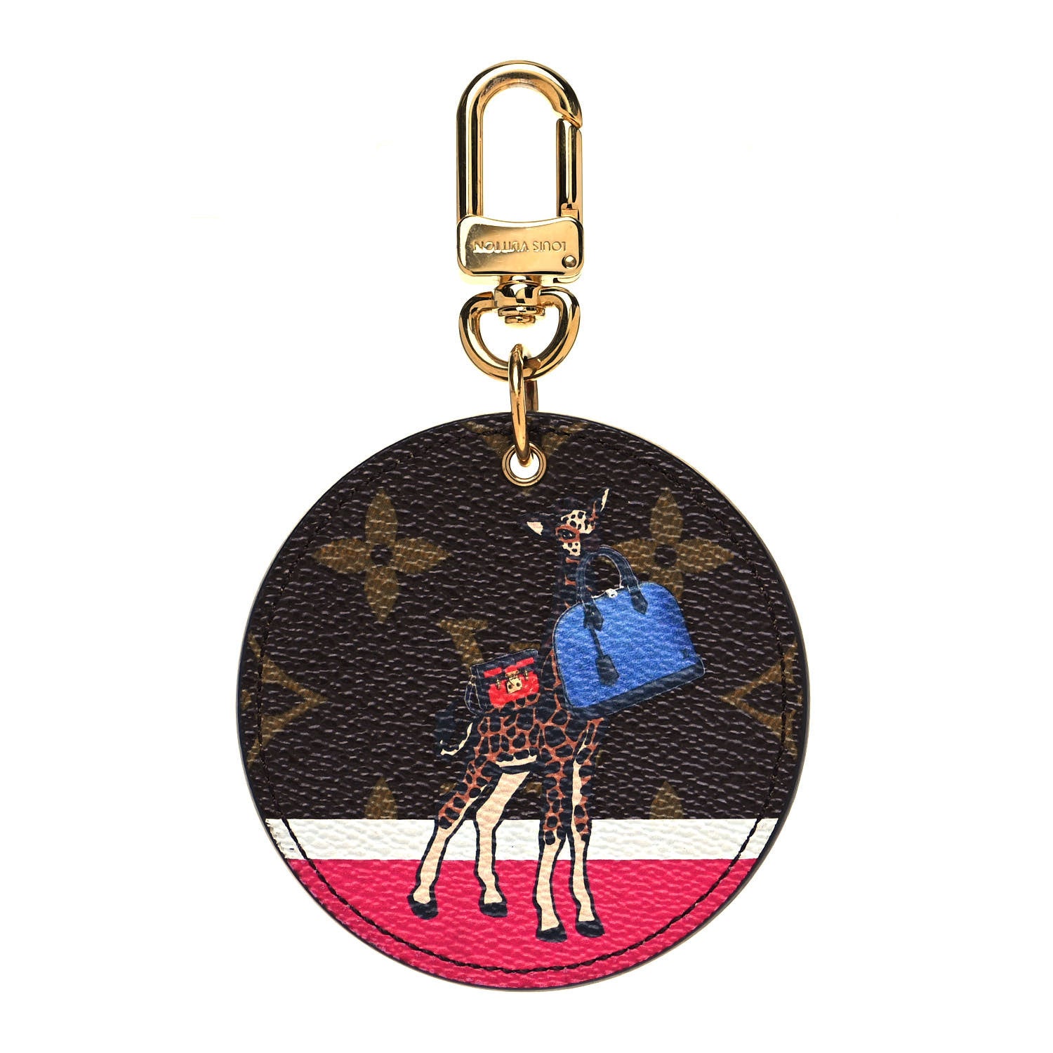 Louis Vuitton Monogram 2017 Christmas Animation Bag Charm Key Holder 1 of 3