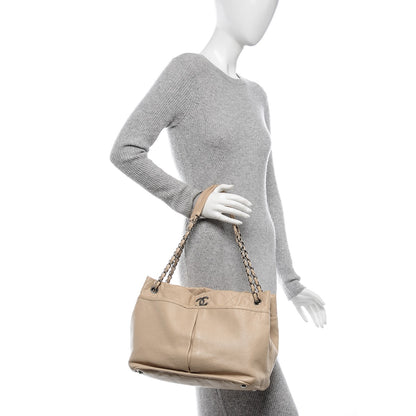 Chanel Caviar Natural Beauty Tote Beige Clair 2 of 10