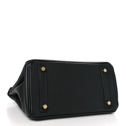 Hermes Togo Birkin 25 Black 4 of 10