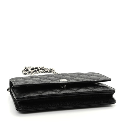 Chanel Caviar Quilted Wallet On Chain WOC Black 4 of 10