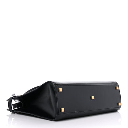 Saint Laurent Calfskin Small Manhattan Shopper Tote Black 4 of 14