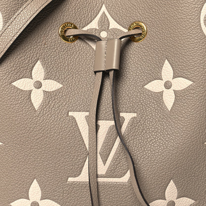 Louis Vuitton Empreinte Monogram Giant Neonoe MM Tourterelle Creme 6 of 10