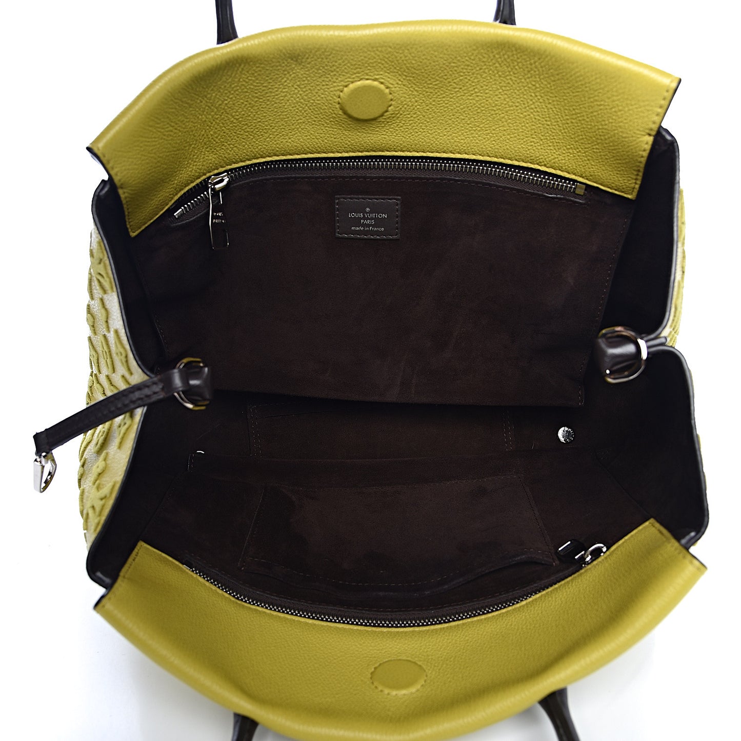 Veau Cachemire Tote W PM Pistache