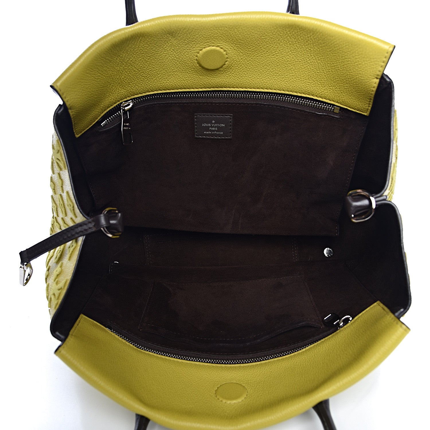 Louis Vuitton Veau Cachemire Tote W PM Pistache 5 of 14