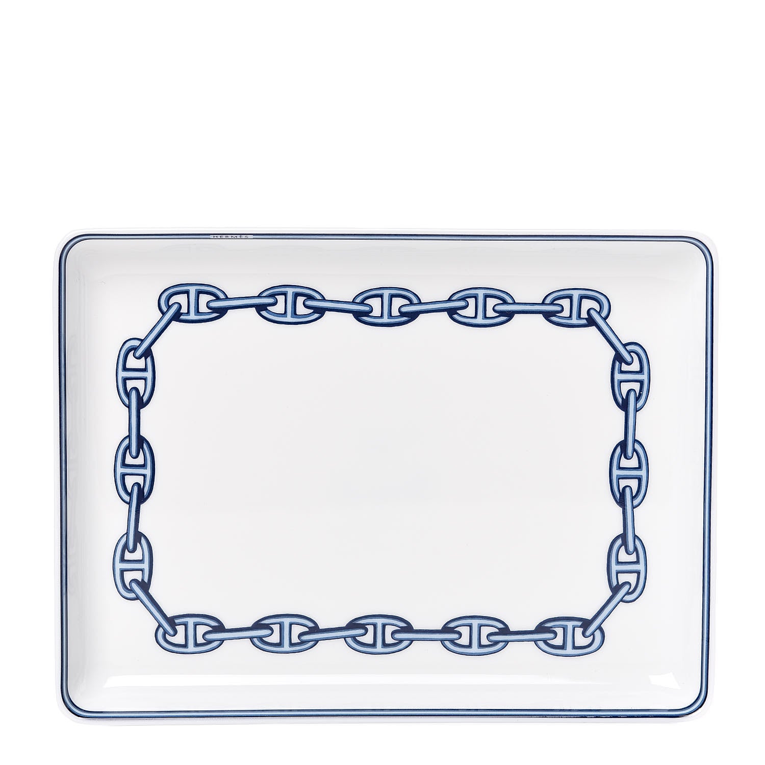 Hermes Porcelain Chaine d'Ancre Sushi Plate 1 of 6