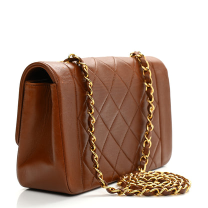 Chanel Lambskin Quilted Small Single Flap Brown 2 of 13